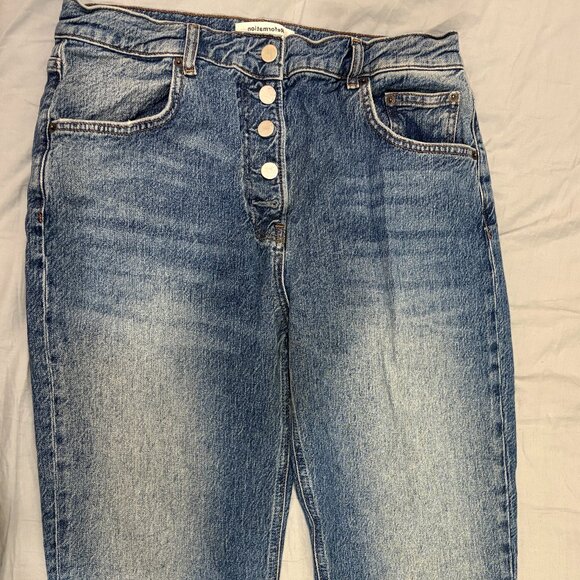 Reformation Liza Button Fly High Rise Straight Jeans, size 31 - Picture 5 of 5